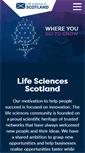 Mobile Screenshot of lifesciencesscotland.com